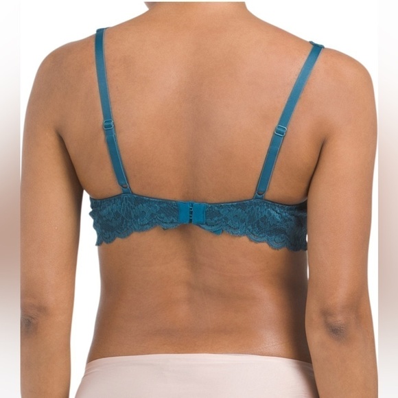 COSABELLA Never Lace Candie Plunge Underwire Bra Color Black Size 32B and 32C - Picture 2 of 2